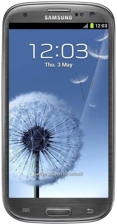 Смартфон Samsung Galaxy S3 GT-I9300 16Gb Titanium grey - Апатиты